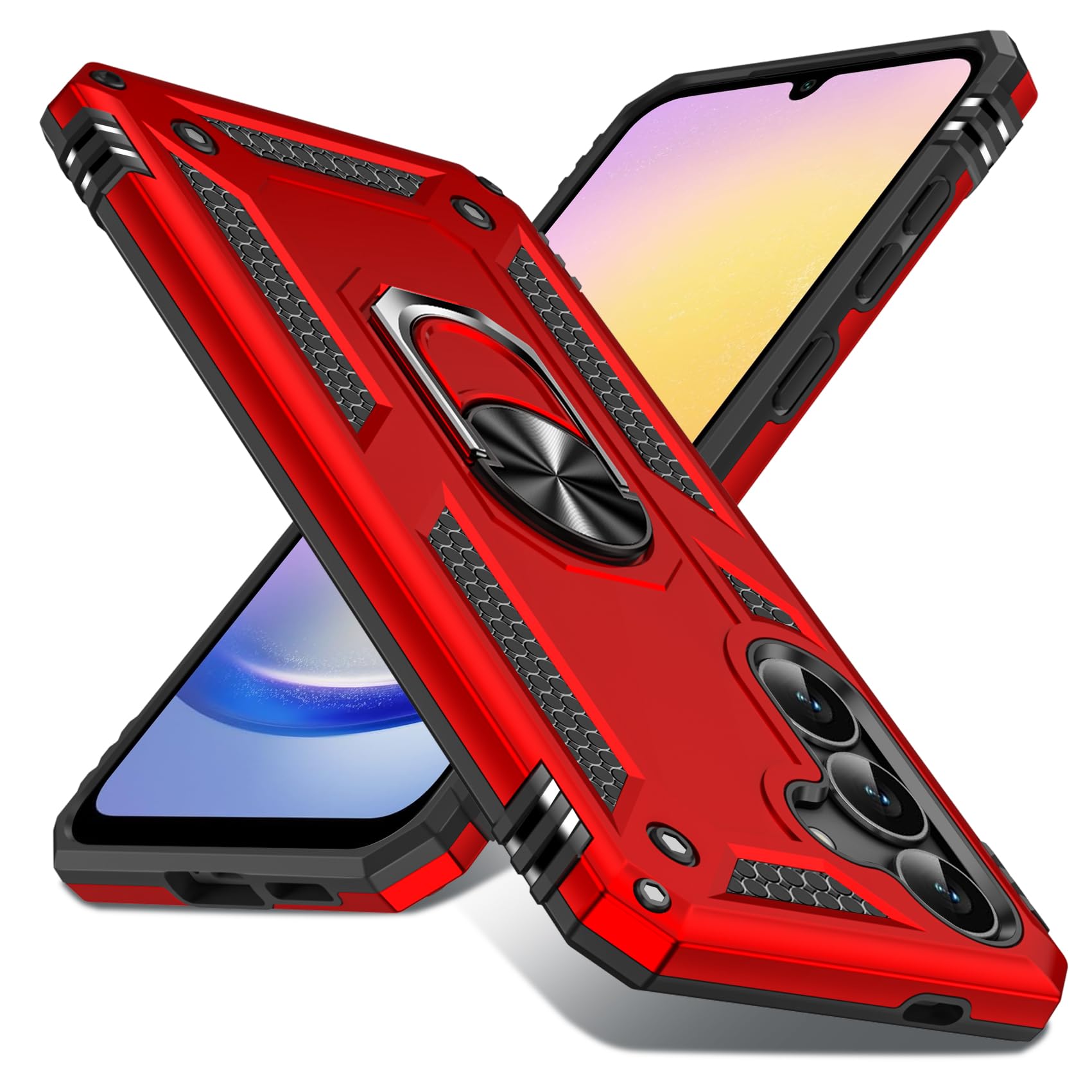 Amazon.co.jp: JSTNMEBO Galaxy S25 用ケース リング付き 衝撃吸収 耐